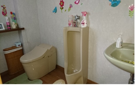 トイレ完成