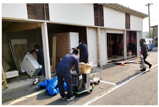 倉庫を断捨離しました