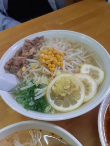 ゑびすやさんのラーメン