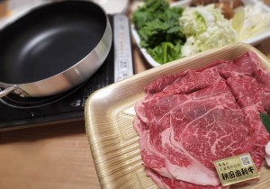 由利牛ですきやき♪