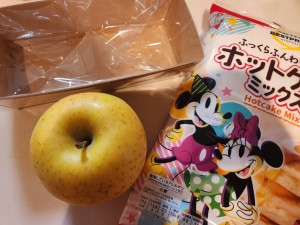 りんごでパウンドケーキ！