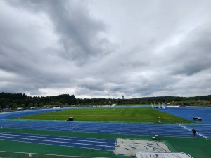 陸上大会にて